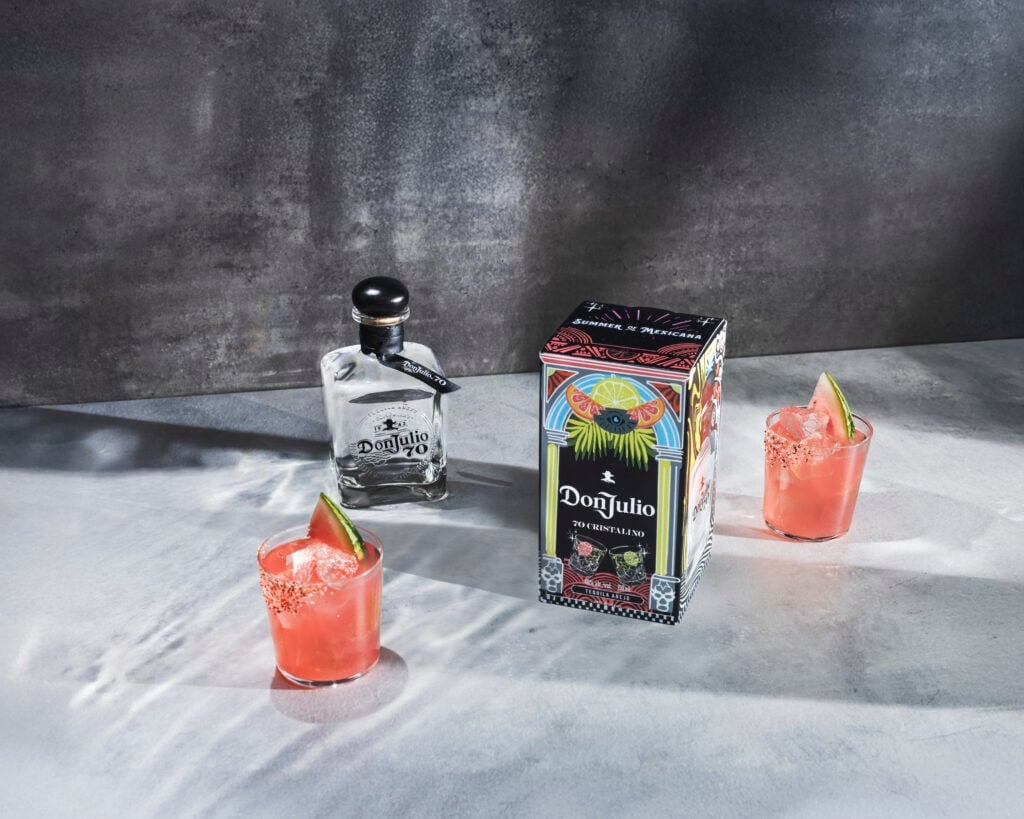 Don Julio Cristalino and cocktail