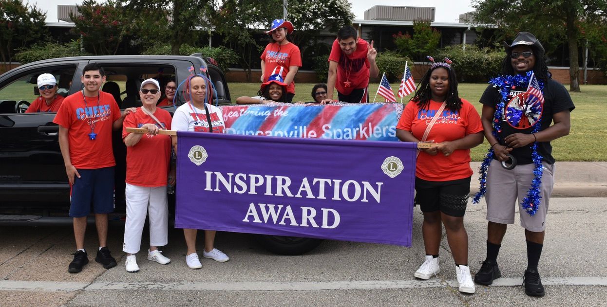 Lions parade winner Inspiration Award
