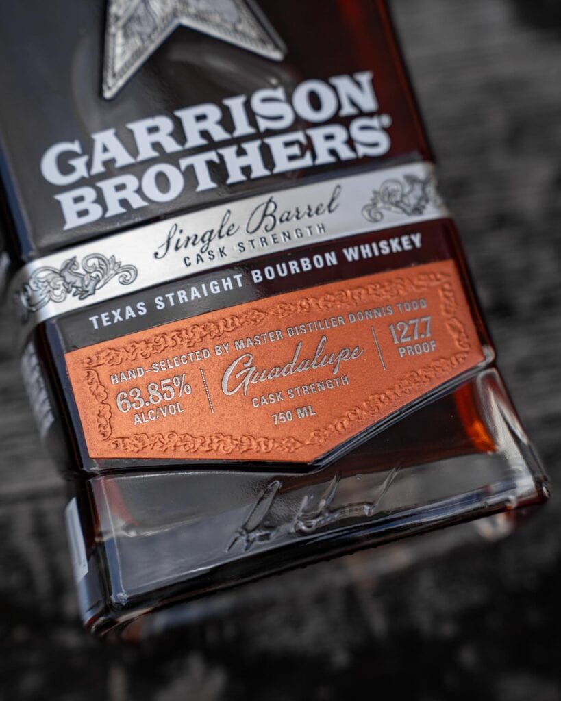 Garrison Brothers cask strength bottle