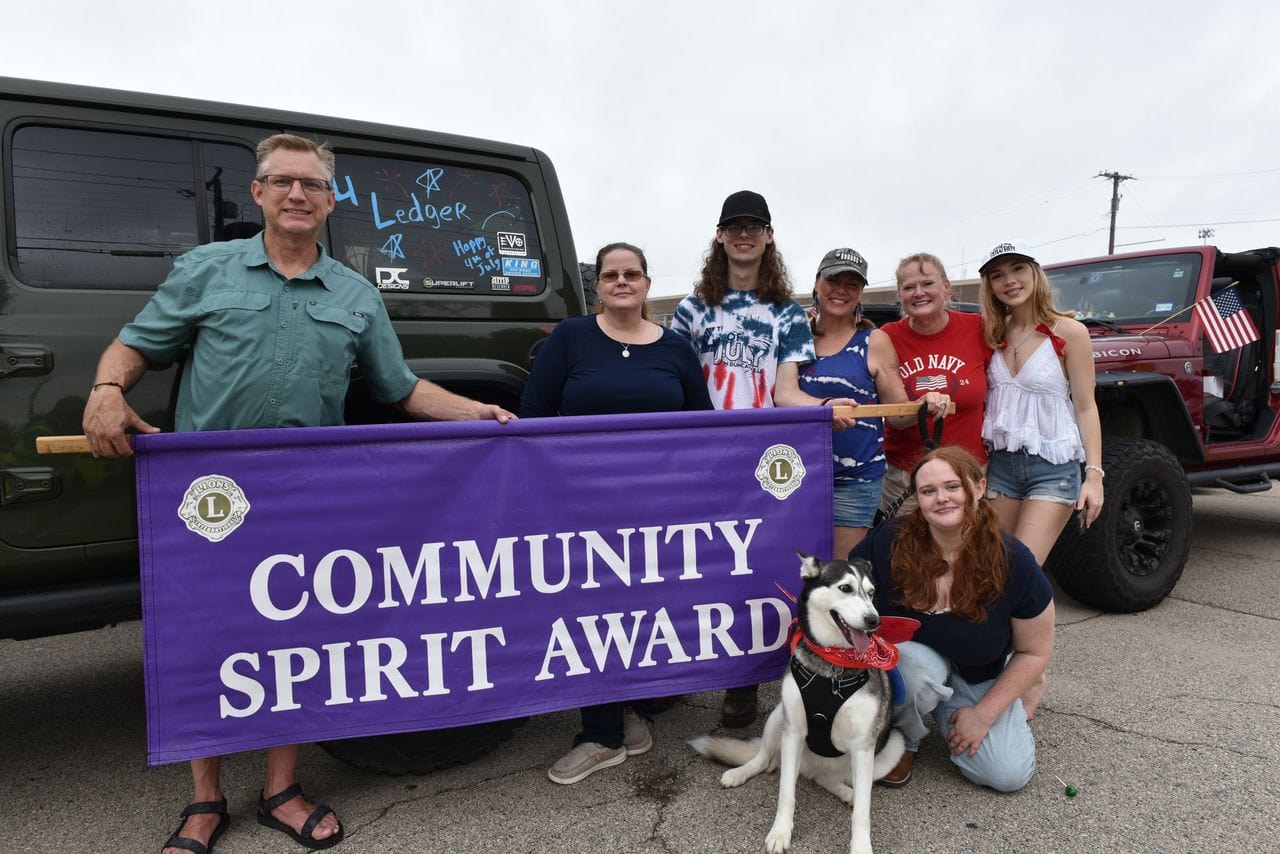 Lions parade community spirit award