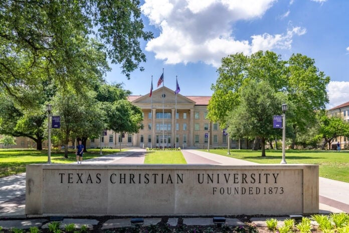 TCU exterior building