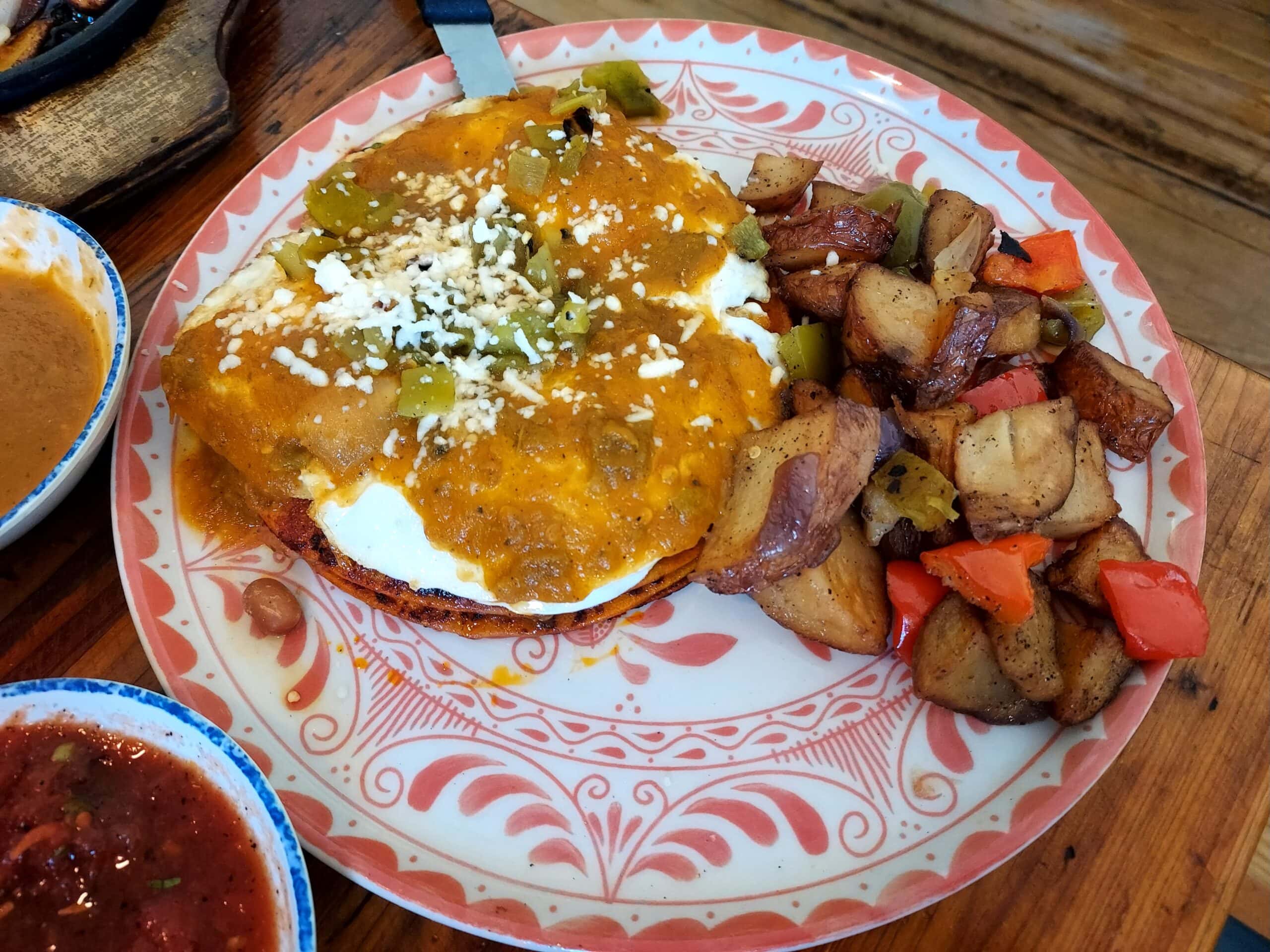 Hatch Chile Fest brunch menu at Blue Goose