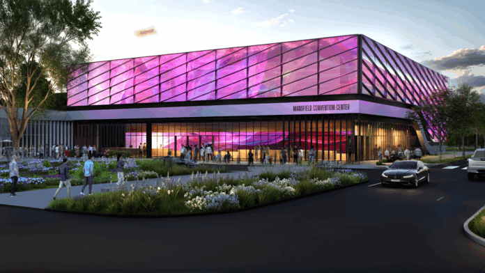 Mansfield Convention Center rendering