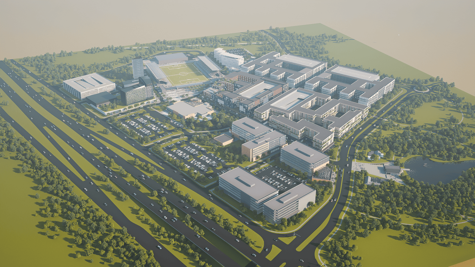 Staybolt Street aerial rendering