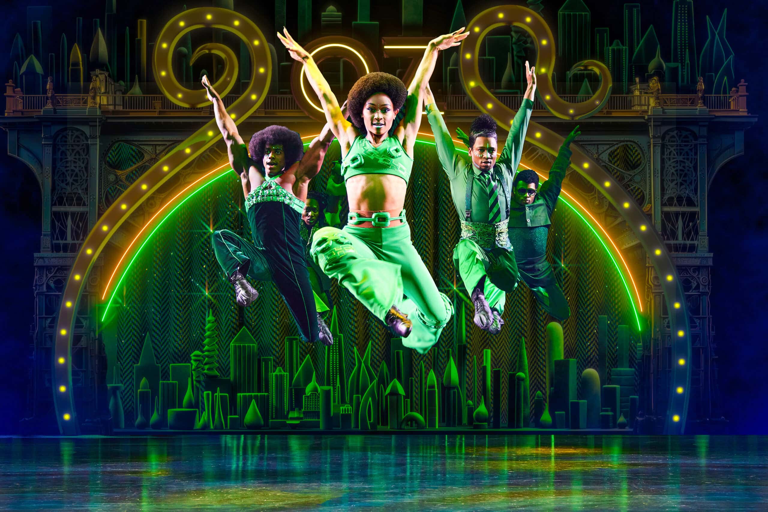 Emerald City dancers from The Wiz