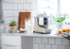 The Kitchen Gift Guide for People Who Love to Eat and Entertain Ankarsrum mixer on kitchen counter