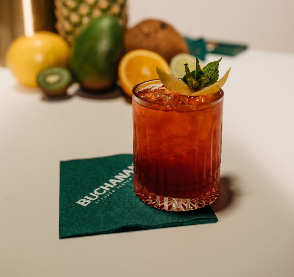 Buchanans blackberry cocktail