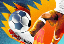 Perot Museum Announces “Soccer: More Than a Game” Exhibit Coming in 2026 Soccer fútbol player kicking a ball with dynamic colorful background, sports action image.
