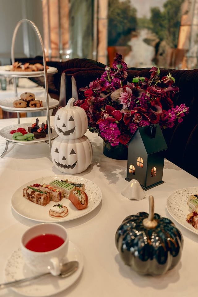 Trick or Tea at Dallas Ritz Carlton