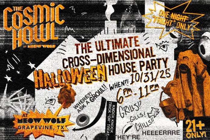 meow wolf cosmic howl Halloween happenings in DFW