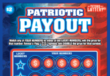 TEXAS LOTTERY LAUNCHES NEW SCRATCH TICKET GAME TO BENEFIT VETERANS’ SERVICES