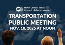 NCTCOG Seeks Public Input on Emerging-Transportation, Air Quality Programs Nov. 10