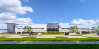 New Midlothian Outpatient Care Center Breaks Ground Tomorrow rendering of Texas Health Neighborhood Care center in Midlothian
