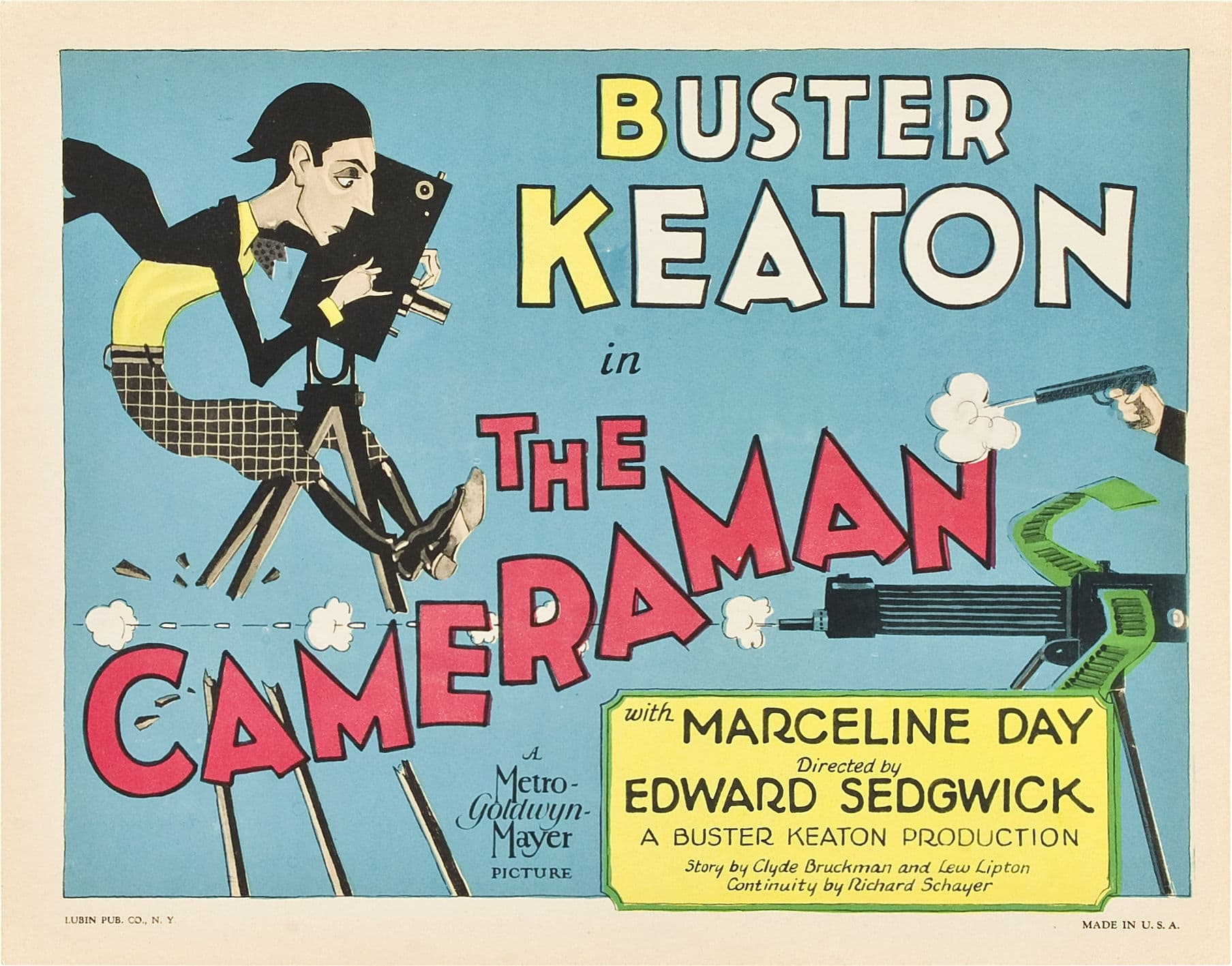 Buster Keaton in The Cameraman