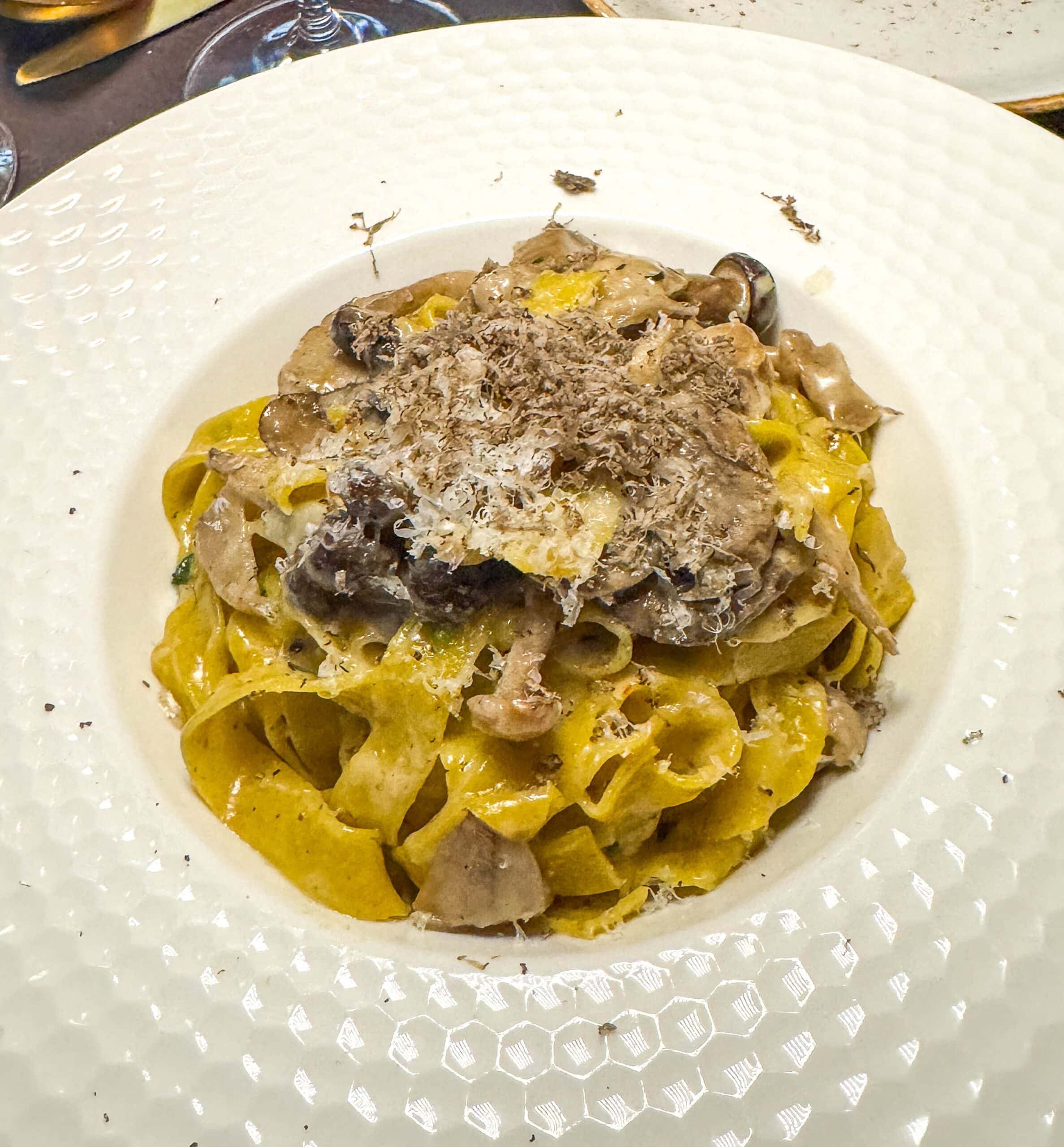 Fettucini Funghi at La Stella