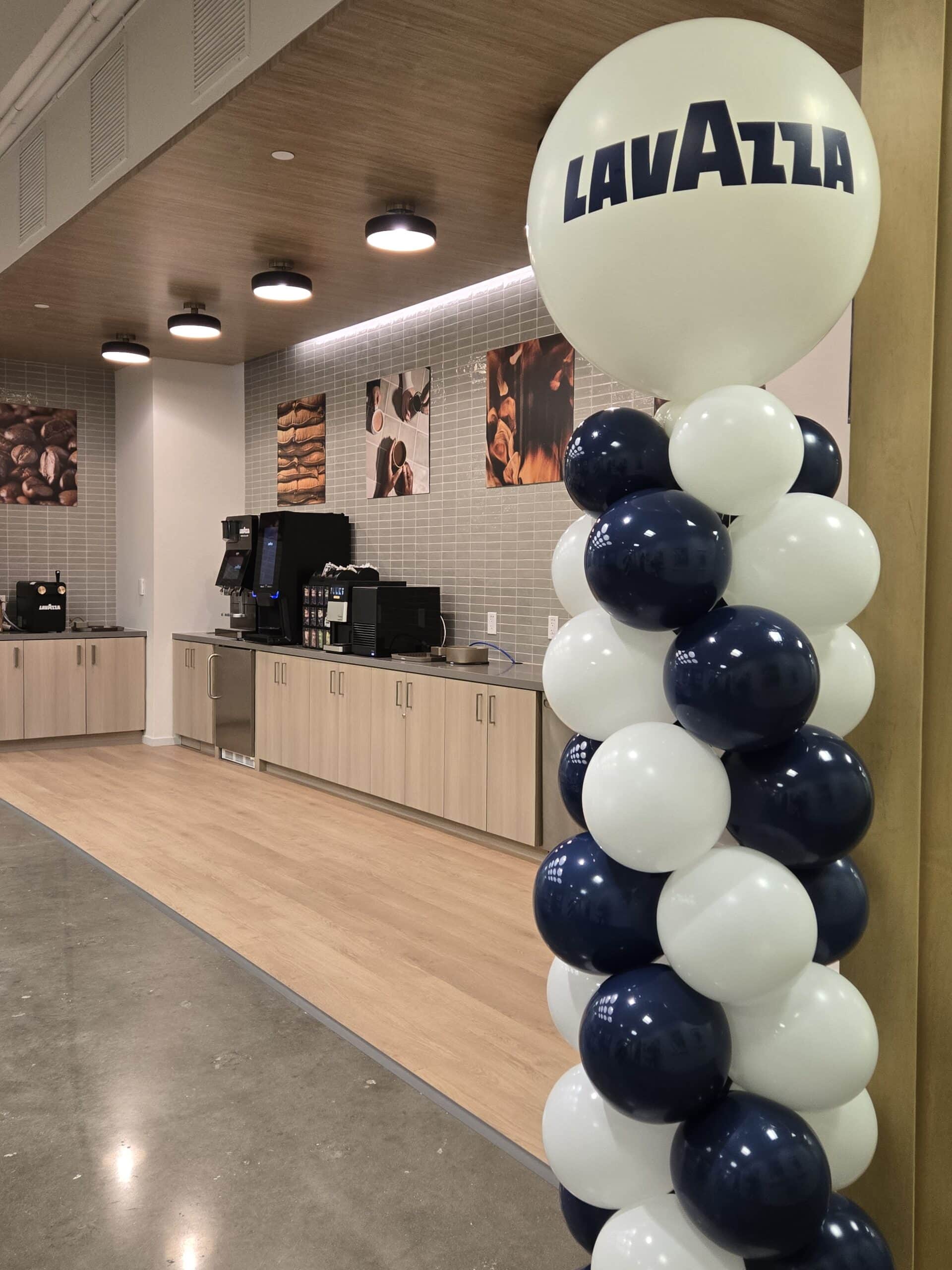 Lavazza in 7th floor lounge One Arts Plaza