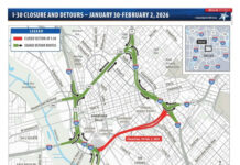 I-30 CLOSES, DETOURS BETWEEN I-35E, I-45/US 75 IN DALLAS STARTING JANUARY 30
