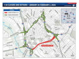 I-30 CLOSES, DETOURS BETWEEN I-35E, I-45/US 75 IN DALLAS STARTING JANUARY 30