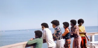 Black Photojurnalism Exhibit Opens at The Carter Museum March 15 The Jackson Five on boat from Black Photojournalism exhibition