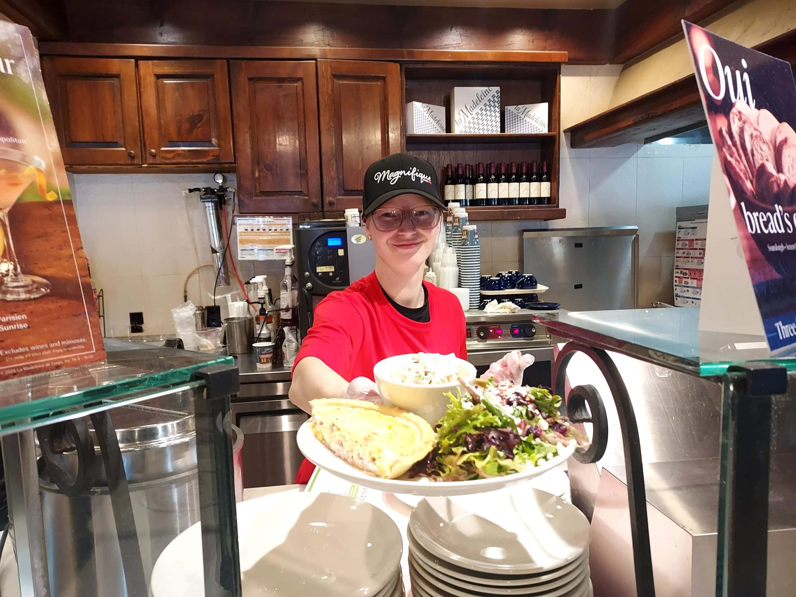 la Madeleine's lunch