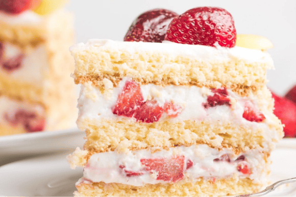 strawberry shortcake at Cotton Patch