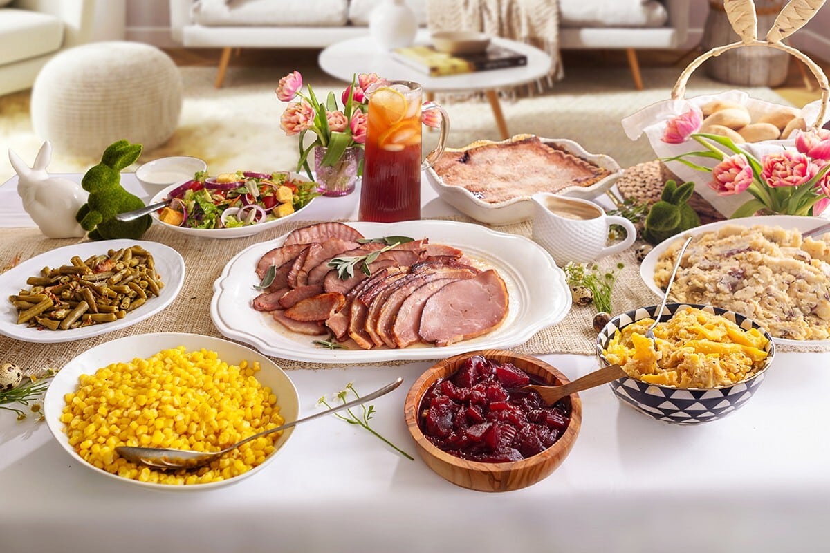 Easter spread Cotton Patch CaFe