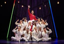 A Beautiful Noise: The Neil Diamond Musical Opens in Dallas March 10 A Beautiful Noise star with company