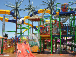 Hawaiian Falls waterslides