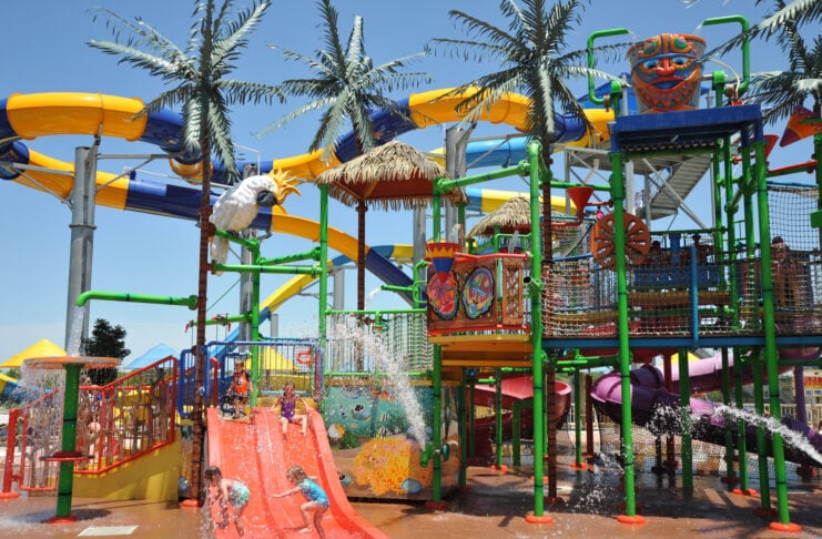 Hawaiian Falls waterslides