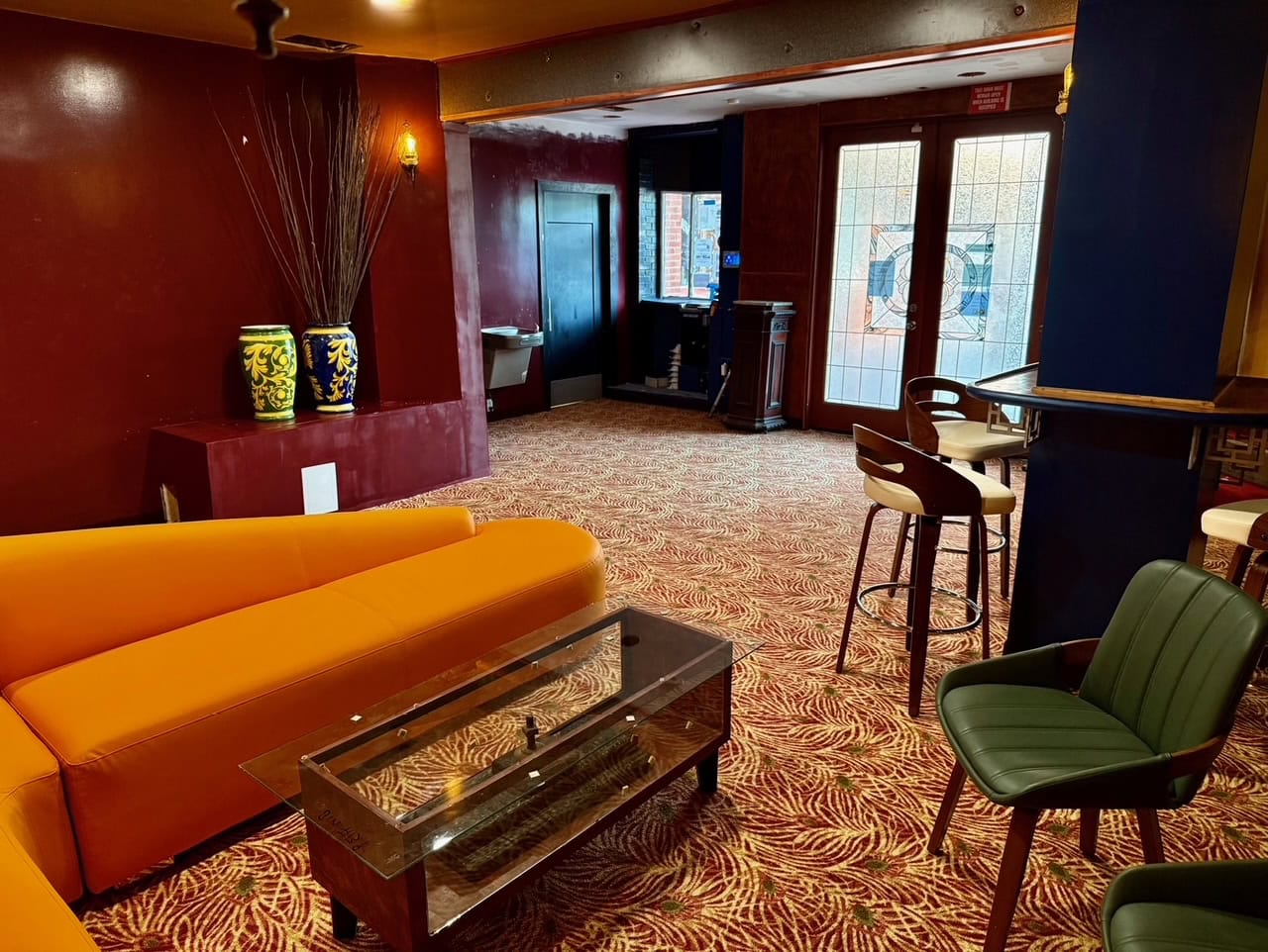 The Historic Lancaster Theatre lounge