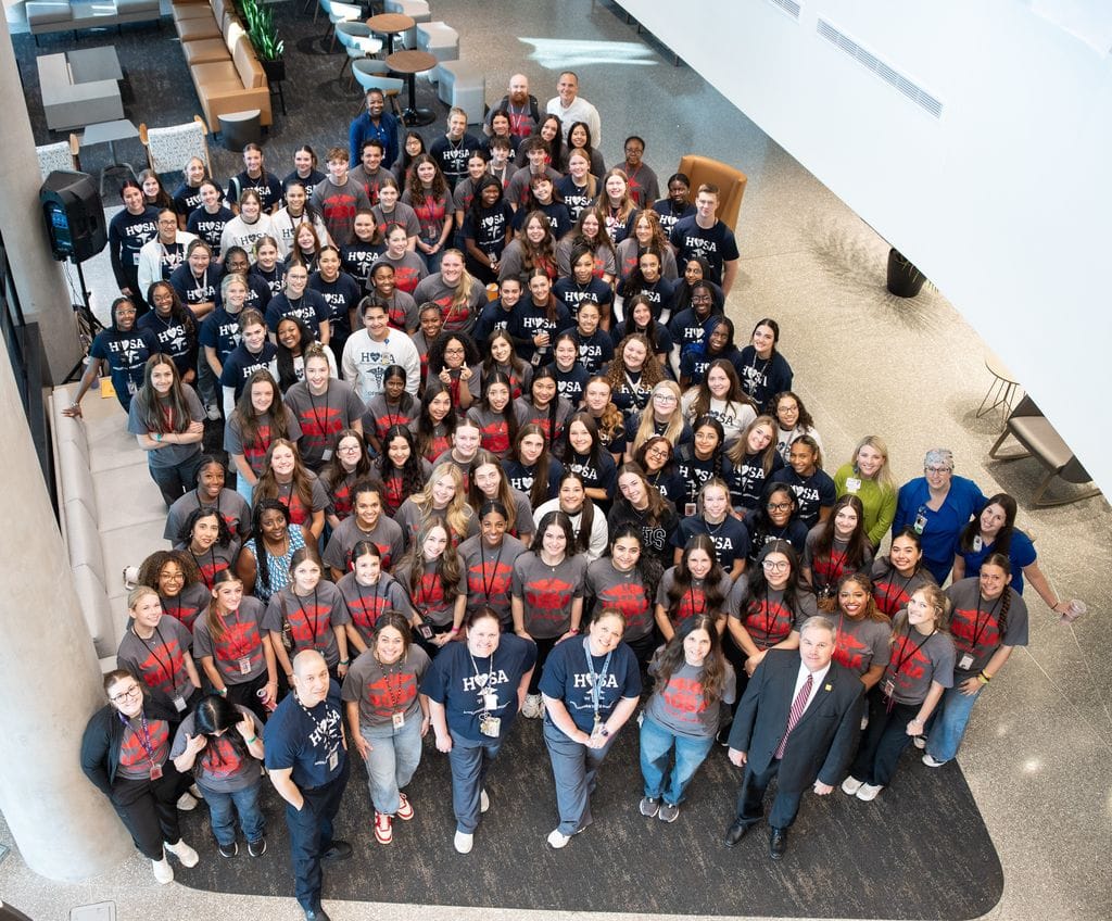 Health Science Students Attend Methodist Midlothian Symposium