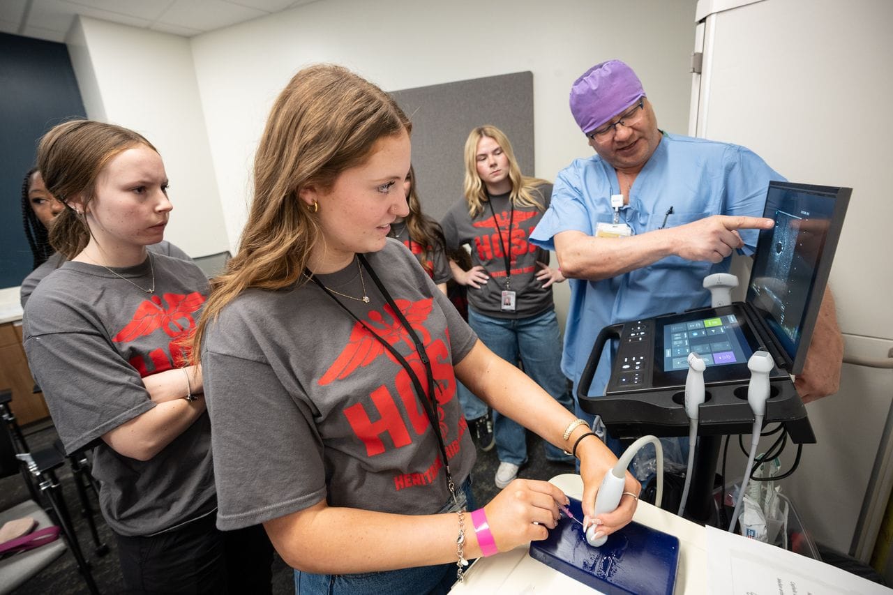 Midlothian ISD students at Methodist Midlothian