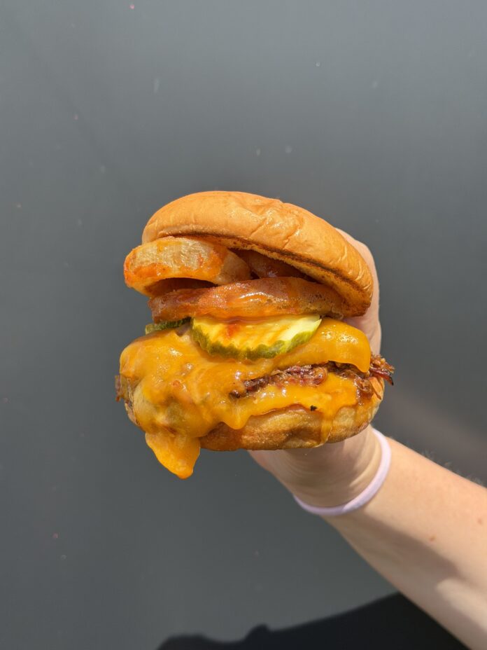 hc bbq stack Texas Pitmaster at Hat Creek Burger