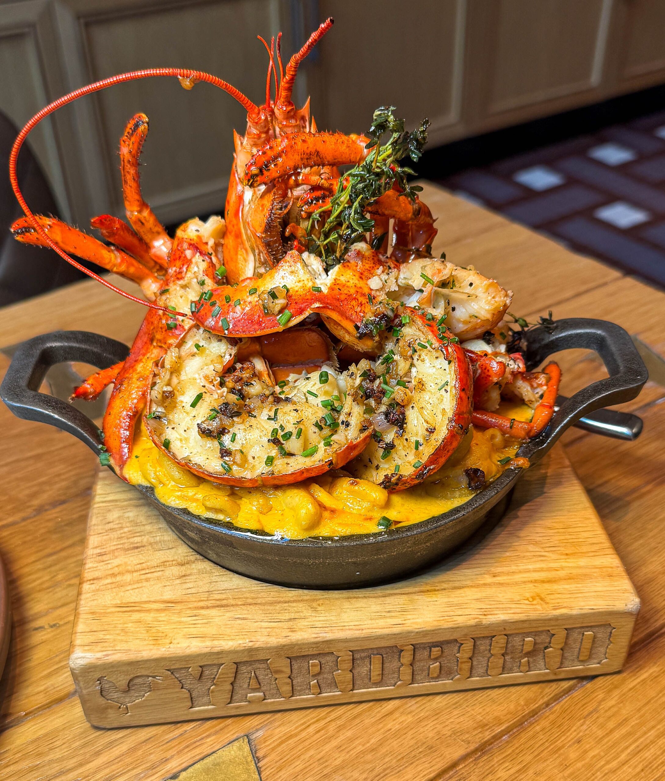 Lobster Mac at Yardbird's
