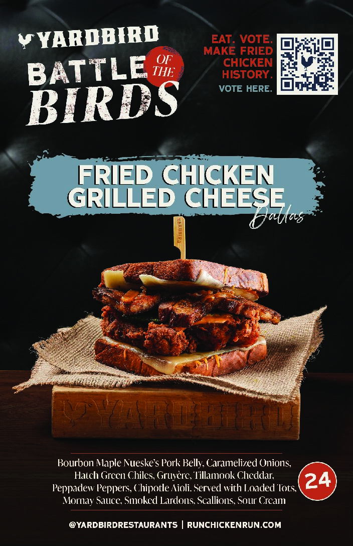 Vote for Dallas Yardbird’s Chicken Sandwich in July
