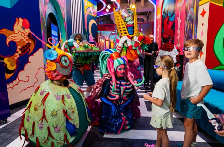 Phenomenomaly Adds a New Dimension to Meow Wolf Grapevine Phenomenaly performers