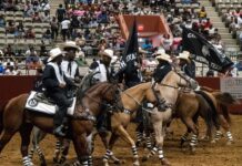 Texas Black Invitational Rodeo at Fair Park Coliseum in Dallas Texas Black Invitational Rodeo Fair Park Coliseum