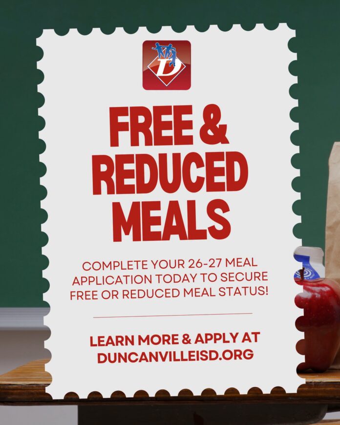 duncanville isd lunch