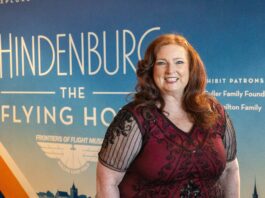 Hindenburg: The Flying Hotel Opens at Frontiers of Flight Museum in Dallas Hindenburg exhibit Frontiers of Flight Museum President/CEO