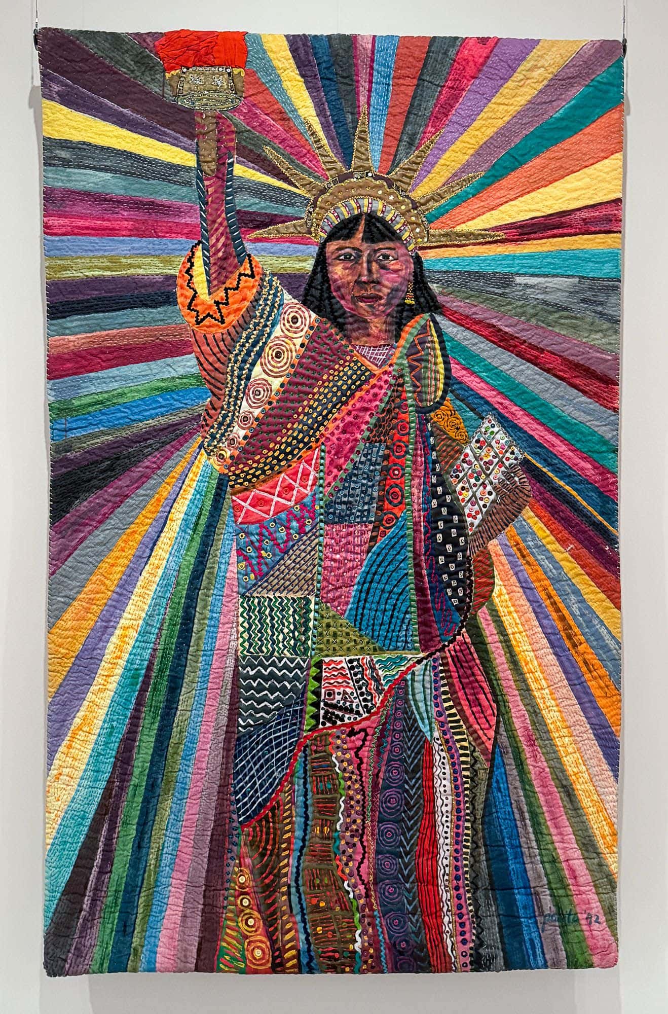 Carter Liberty exhibit tapestry