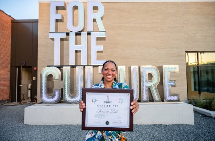 For The Culture Art Installation Unveiled by Forest Forward For the Culture artist