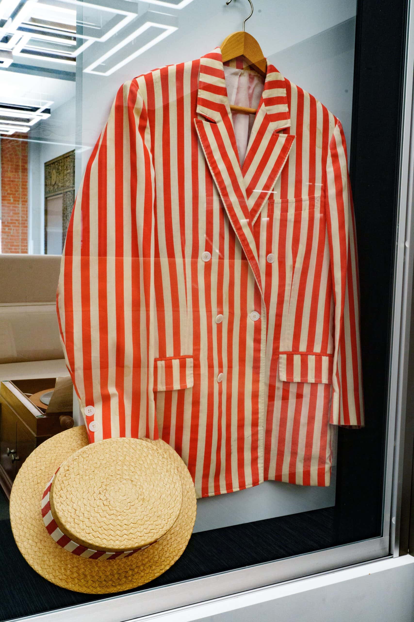 Legacy Dallas exhibit Mr. Pepeprmint's coat