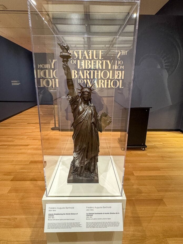 carter liberty bartholdi Statue of Liberty exhbit at The Carter