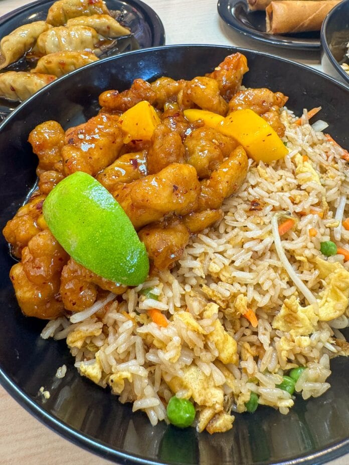 pei wei mango chicken Mango honey chili chicken