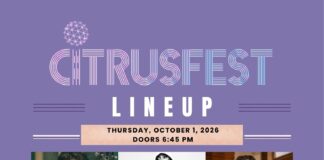 Citrusfest Showcase at The Bomb Factory Oct. 1 Citrusfest flyer