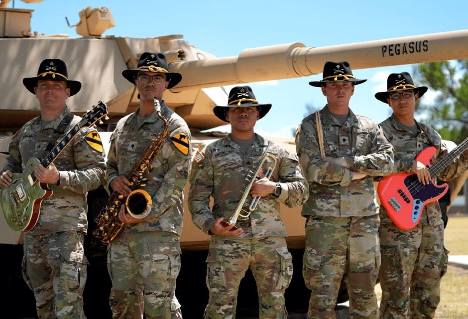 USA 250 Cavalry Band performs at State Fair