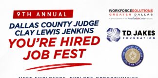 County Judge Clay Lewis Jenkins’ Ninth Annual “You’re Hired Job Fest” Over 3,100 High Paying Jobs Available Immediately