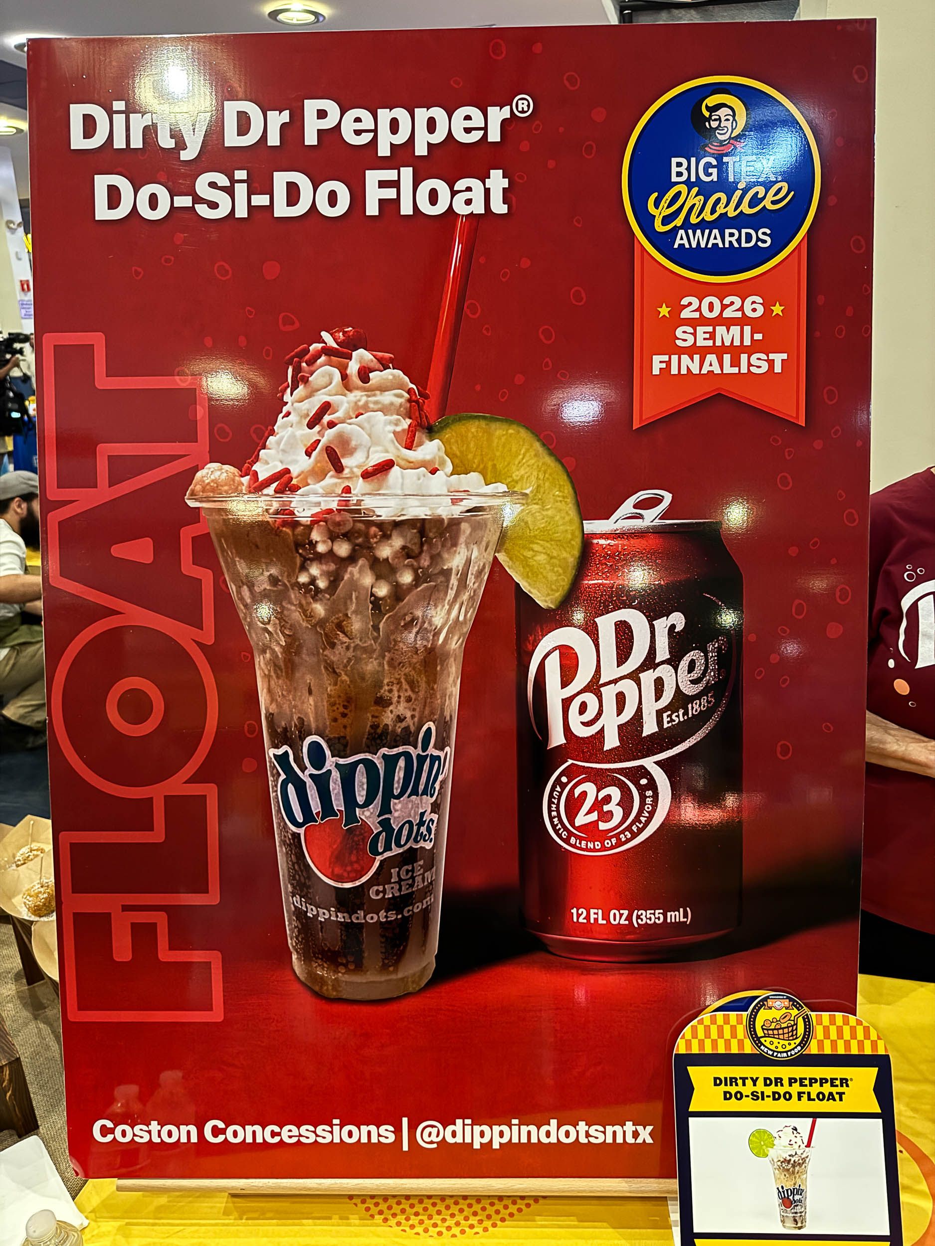 Dr Pepper shake