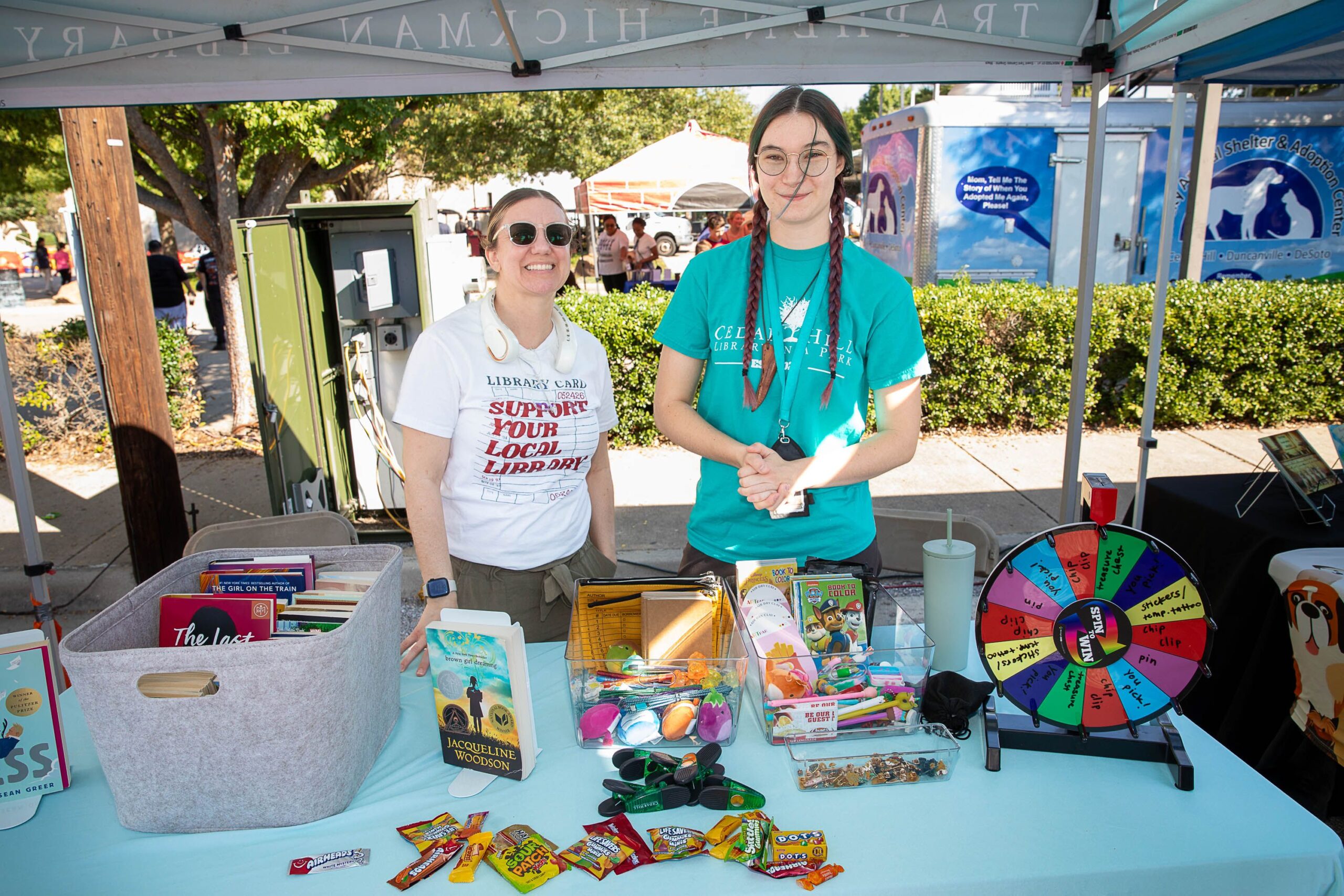 CH library booth