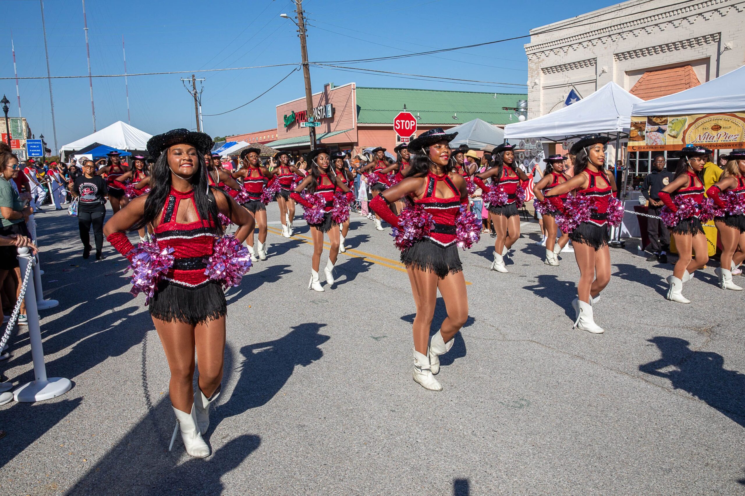 Cedar hill HS drill team